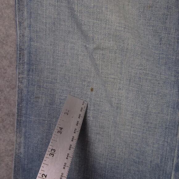 Tommy Hilfiger Jeans Womens 12 Blue Cowboy Fit Bootcut Button Fly Denim - Picture 5 of 13